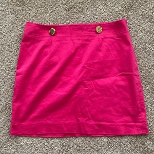 Pink mini skirt